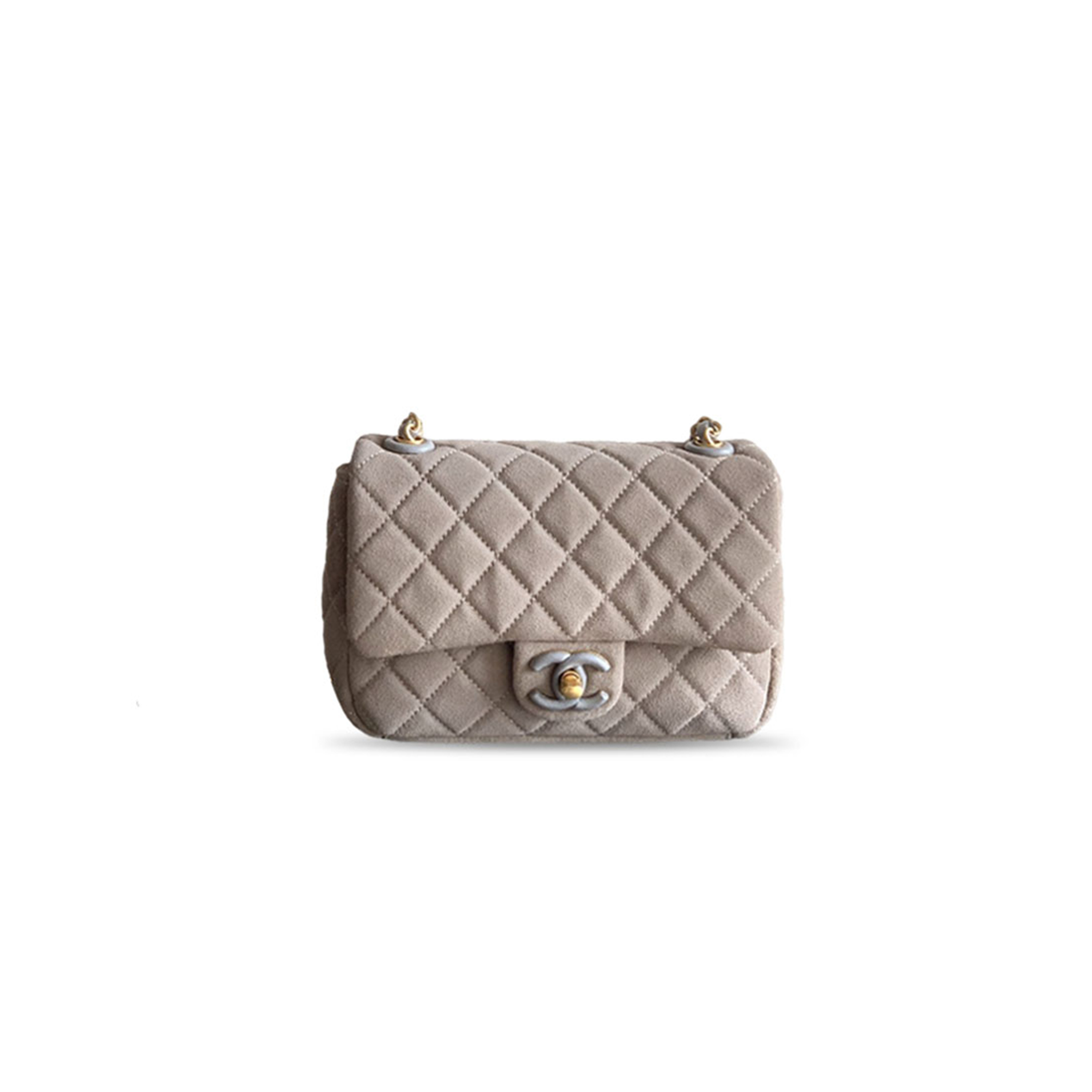 Ch**el 26c suede cf small bag as5989 (20*14*6cm)
